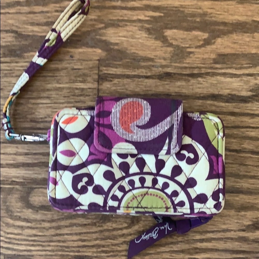 Vera Bradley wristlet in plum crazy